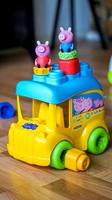 Clementoni Peppa Pig Clemmy Bus + 8 Blokken - thumbnail