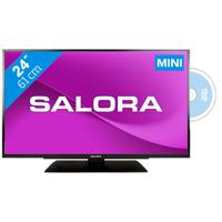 Salora 24HDB6505 HD Ready tv met ingebouwde DVD speler - thumbnail