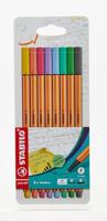 Stabilo point 88 pastel fineliners, 8st. - thumbnail