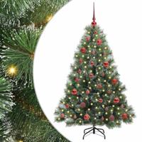 VidaXL Kunstkerstboom met 150 led met standaard groen 150 cm pe en pvc - thumbnail