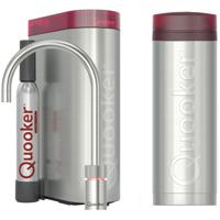 Quooker Nordic Round Kokendwaterkraan Single Tap Set - Kokend Water - RVS - Inclusief PRO3 Reservoir & CUBE - Direct Gekoeld Bruisend Water - thumbnail