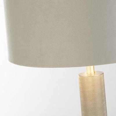 Searchlight Gouden tafellampLondon met grijze kap - EU65721GY