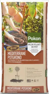 Pokon Bio Potgrond Mediterrane Planten 45L