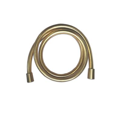 Wiesbaden Luxe doucheslang kunststof 150cm geborsteld messing