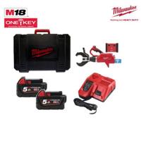 Milwaukee M18 HCC75R-502C Force Logic hydraulische ondergrondse accu kabelkniptang - 4933459271 - thumbnail
