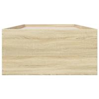 Bedframe bewerkt hout sonoma eikenkleurig 90x200 cm - thumbnail