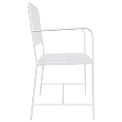 Tuinbank Wit 104 x 54 x 93cm Staal