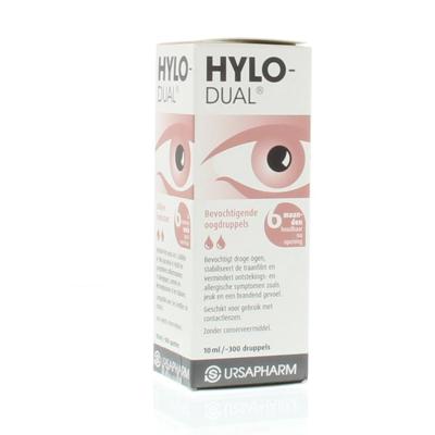 Hylo Dual Bevochtigende Oogdruppels bij Geïrriteerde Ogen 10ml