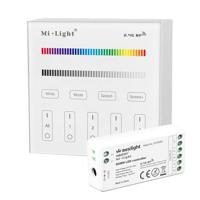 Touch panel wandbediening inclusief controller draadloos op batterij - thumbnail