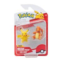 Pokemon Battle Feature Figure - Pikachu & Charmander (Female Pikachu & Sitting Charmander) - thumbnail