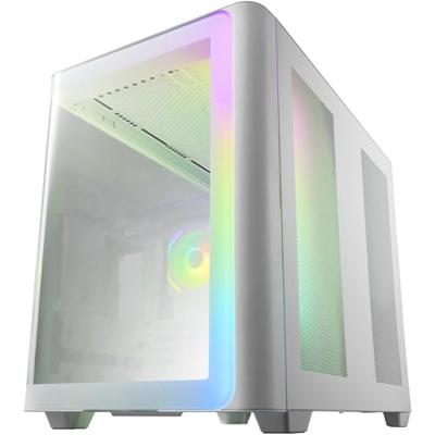 FSP Fortron POC0000255 Midi-tower Gaming-behuizing Wit Zijvenster