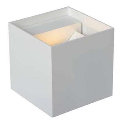 Lucide AXI - Wandspot / Wandlamp Badkamer - LED - 2x7W 2700K - IP54 - Verstelbare stralingshoek - Wit