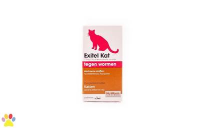 No Worm Exitel kat tegen wormen 4 tabletten - thumbnail