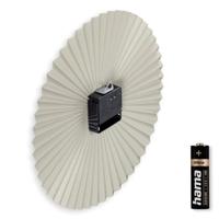 Hama Wandklok Barbados Tikt Niet 30 cm Grijsgroen - thumbnail