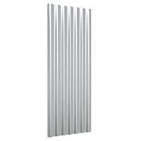 VidaXL Dakpanelen 12 st 100x36 cm gepoedercoat staal zilverkleurig - thumbnail