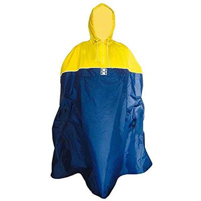 HOCK regencape "backpack" poncho "backpack" xl, marine/yellow