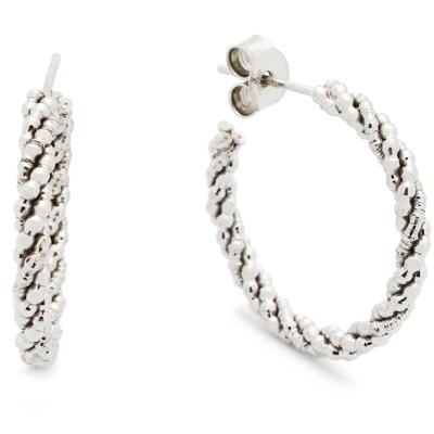Glow 107.1427.00 Oorringen Bubbels zilver 3 x 18 mm Glow 107.1427.00 Oorringen Bubbels zilver 3 x 18 mm