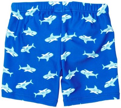 Playshoes zwemshort Haai Blauw-134-140