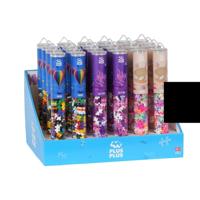 Plus Plus Glitter and pearl mix: 24 stuks tube display (7456) - thumbnail