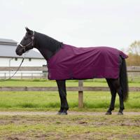VidaXL Paardendeken donkergroen en zwart 135 cm polyester - thumbnail