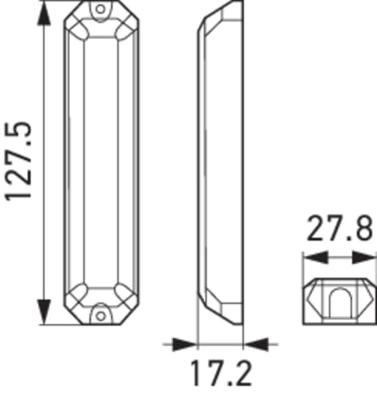 Flitsl.set BST VERT blauw vast 11-30V 2XD012160901