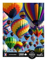 Puzzel - SENTOSPHERE - Calypto - 1000 stukjes - Heteluchtballonnen - Zijdezachte afwerking - Geschikt voor kinderen vanaf 9 jaar - thumbnail