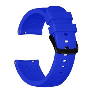 Crazy Horse textuur siliconen polsband voor Huami Amazfit bip Lite versie 20mm (blauw)