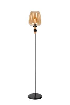 Lucide ILONA - Vloerlamp - Ø 34 cm - 1xE27 - Amber