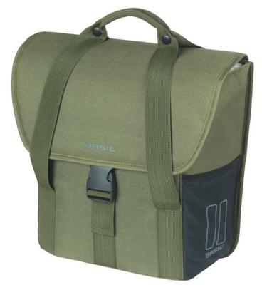 Basil Tas go enkel | donkergroen 16l