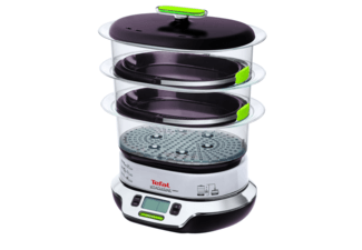 Tefal VS4003 stomerkoker 3 mand(en) Vrijstaand 1800 W Zwart, Groen, Metallic