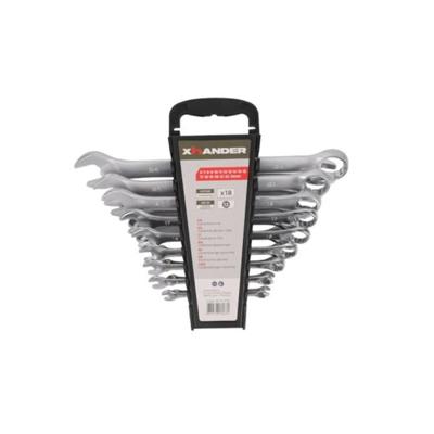 XHANDER Ringsteeksleutelset 18-delig - 6 tot 24 mm
