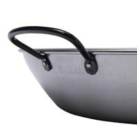 Diepe Pan met Handvat Vaello 450 Gepolijst Staal Verchroomd (Ø 50 cm) - thumbnail