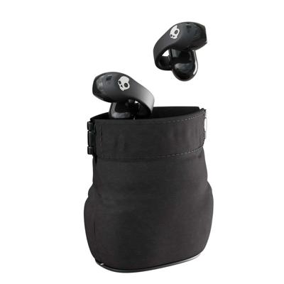 Skullcandy Push 720 Open Wireless Open Ear Bluetooth Earbuds, Koptelefoon, Waterproof, Clip-On Lichtgewicht Design, Accuduur van 30 uur, Draadloos Oplaadetui, Microfoon voor iPhone Android - Zwart