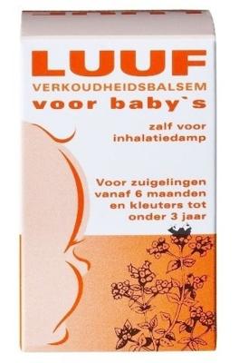 Luuf Verkoudheids Balsem Baby Oranje