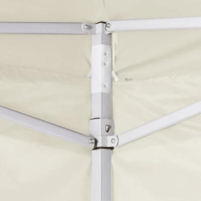Vouwtent met 4 zijwanden 3x3 m creme