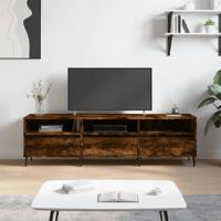 Tv-meubel 150x30x44,5 cm bewerkt hout gerookt eikenkleurig - thumbnail