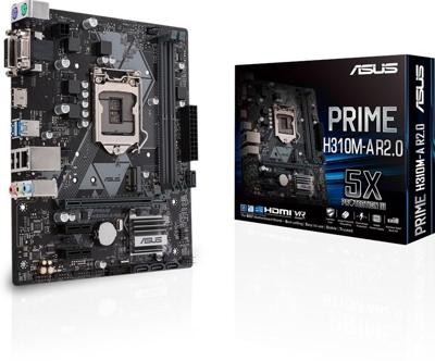 ASUS PRIME H310M-A R2.0 moederbord LGA 1151 (Socket H4) Intel® H310 Micro ATX