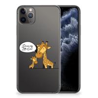 Apple iPhone 11 Pro Max Telefoonhoesje met Naam Giraffe - thumbnail