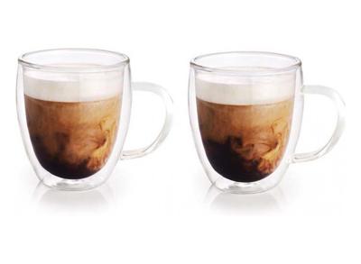 Bar Essentials Dubbelwandig set van 2 met handvat 200 ml