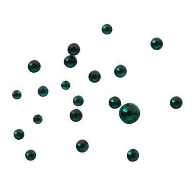 Frontriem Strass steentjes groen