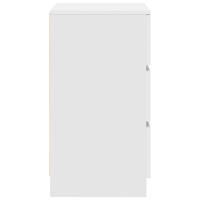 Nachtkastjes met 3 lades 2 st 39x35x65 cm wit - thumbnail