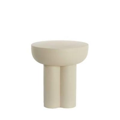 Light & Living Bijzettafel 'Mikola' 46cm, kleur Mat Crème