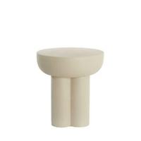 Light & Living Bijzettafel 'Mikola' 46cm, kleur Mat Crème - thumbnail