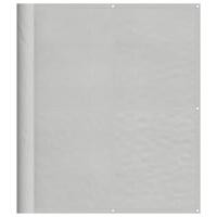 Balkonscherm 120x300 cm 100% oxford polyester lichtgrijs - thumbnail