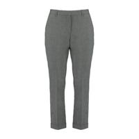 MS Mode slim fit broek donkergrijs - thumbnail