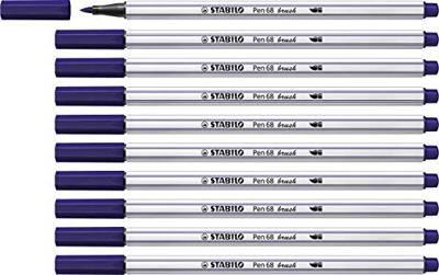 Brushstift stabilo pen 68/22 pruisisch blauw | 10 stuks Brushstift stabilo pen 68/22 pruisisch blauw | 10 stuks