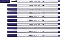 Brushstift STABILO Pen 568/22 Pruisisch blauw | 10 stuks - thumbnail