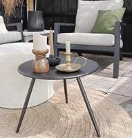 Bijzet Tuintafel Rond Ø60cm - Zwart - thumbnail