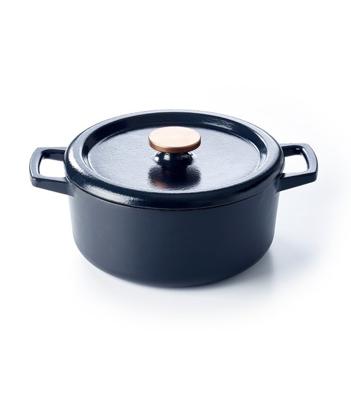 Alva Braadpan - Dutch Oven - Nori - Gietijzer ø 26 cm - geëmailleerde anti-aanbaklaag