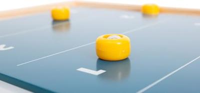 BS Toys Shuffleboard met 8 schijven - 2 spelers